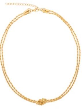 Ellie Vail tarnish resistant gold chain (wear it two ways)